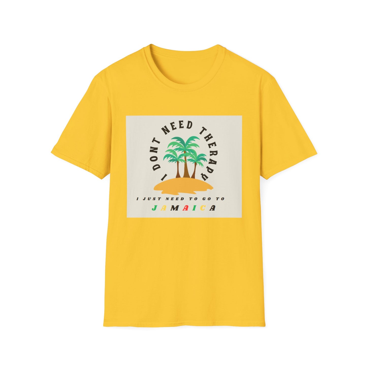 Escape to Jamaica" Unisex Soft-Style T-Shirt