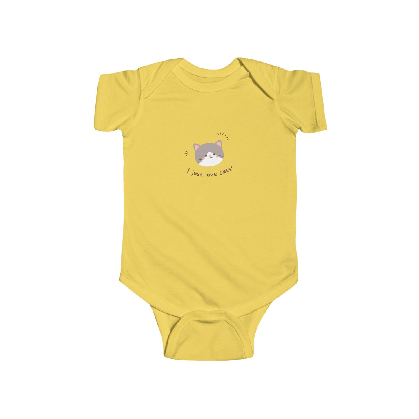 I love cat Infant Fine Jersey Bodysuit