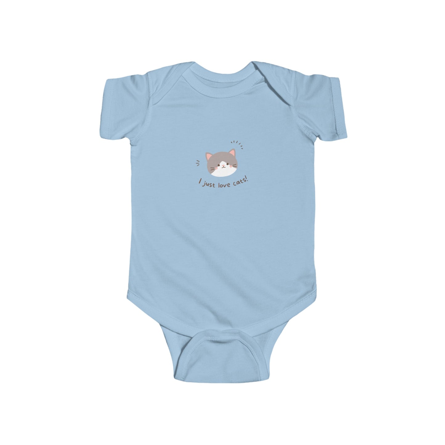 I love cat Infant Fine Jersey Bodysuit