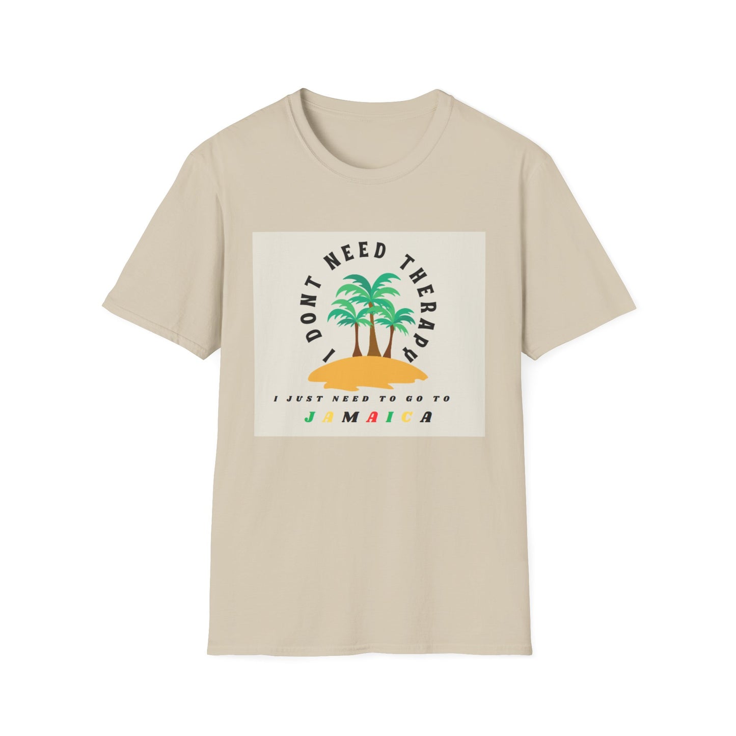 Escape to Jamaica" Unisex Soft-Style T-Shirt