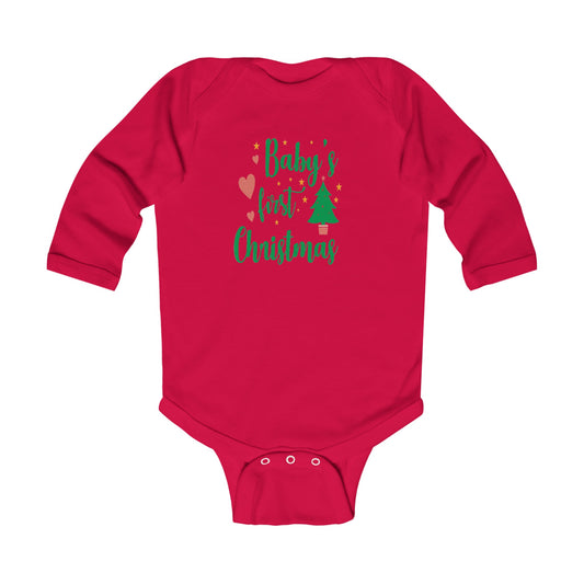 Baby's First Christmas Long Sleeve Bodysuit