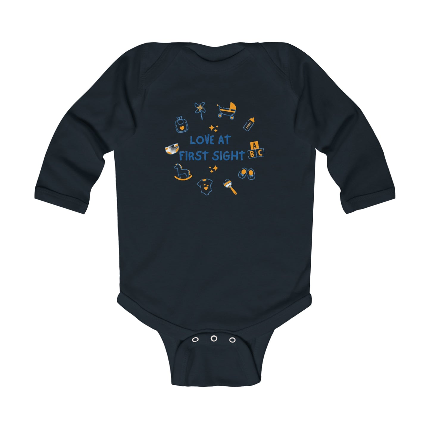 Love at first sight Infant Long Sleeve Bodysuit