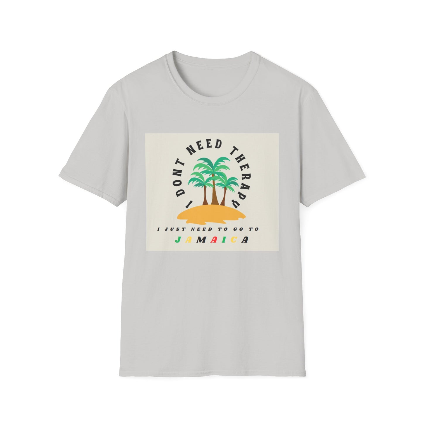 Escape to Jamaica" Unisex Soft-Style T-Shirt