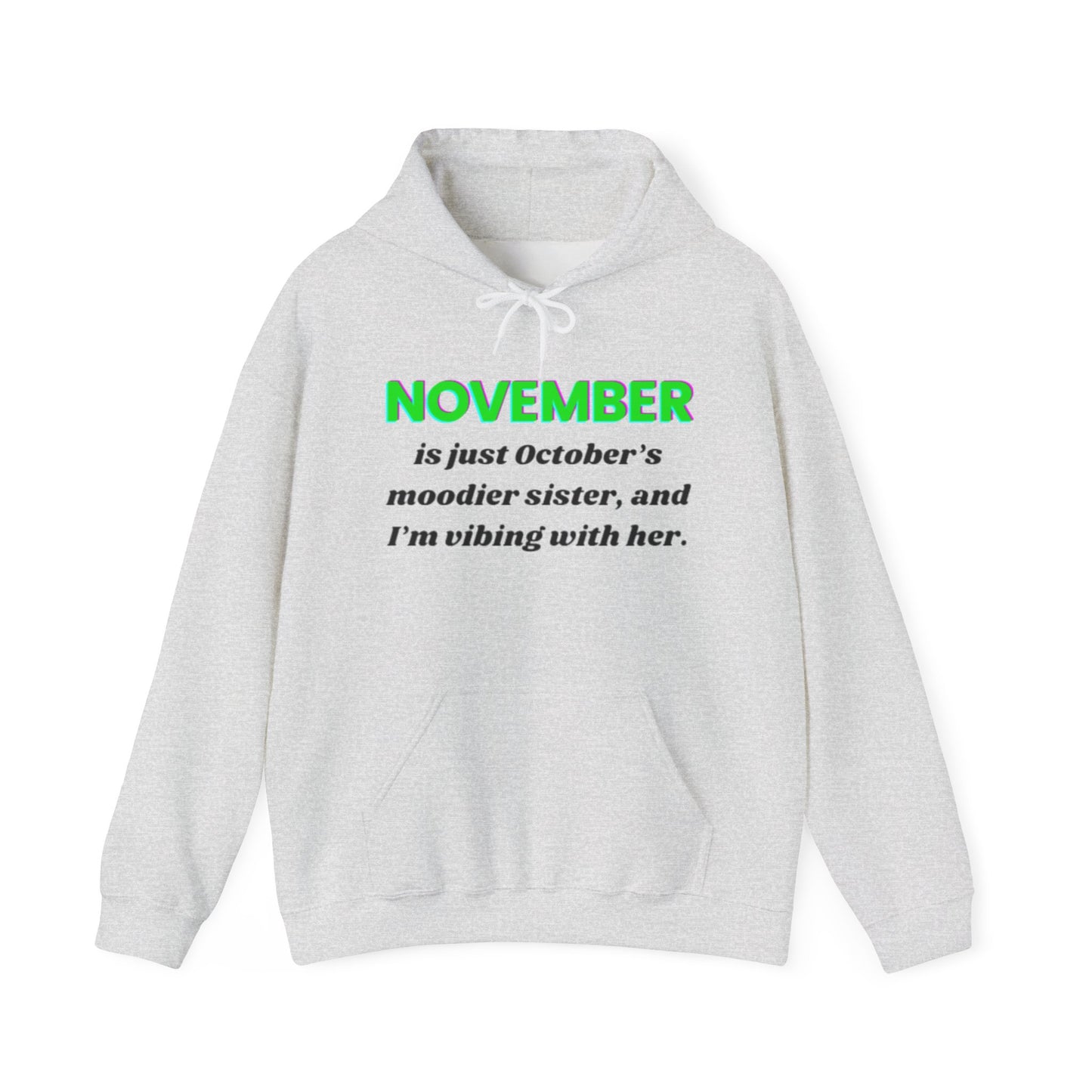 Hoodie - Moody November Vibes Unisex Heavy Blend™ Hooded Sweatshirt