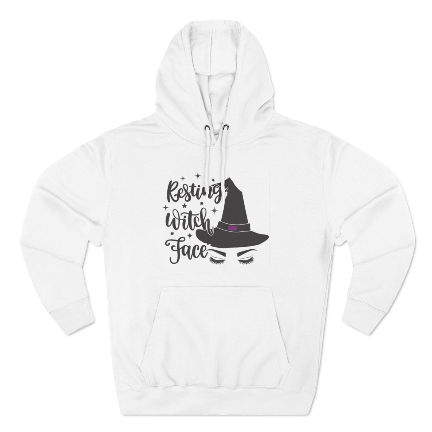 Resting Witch Face White Hoodie