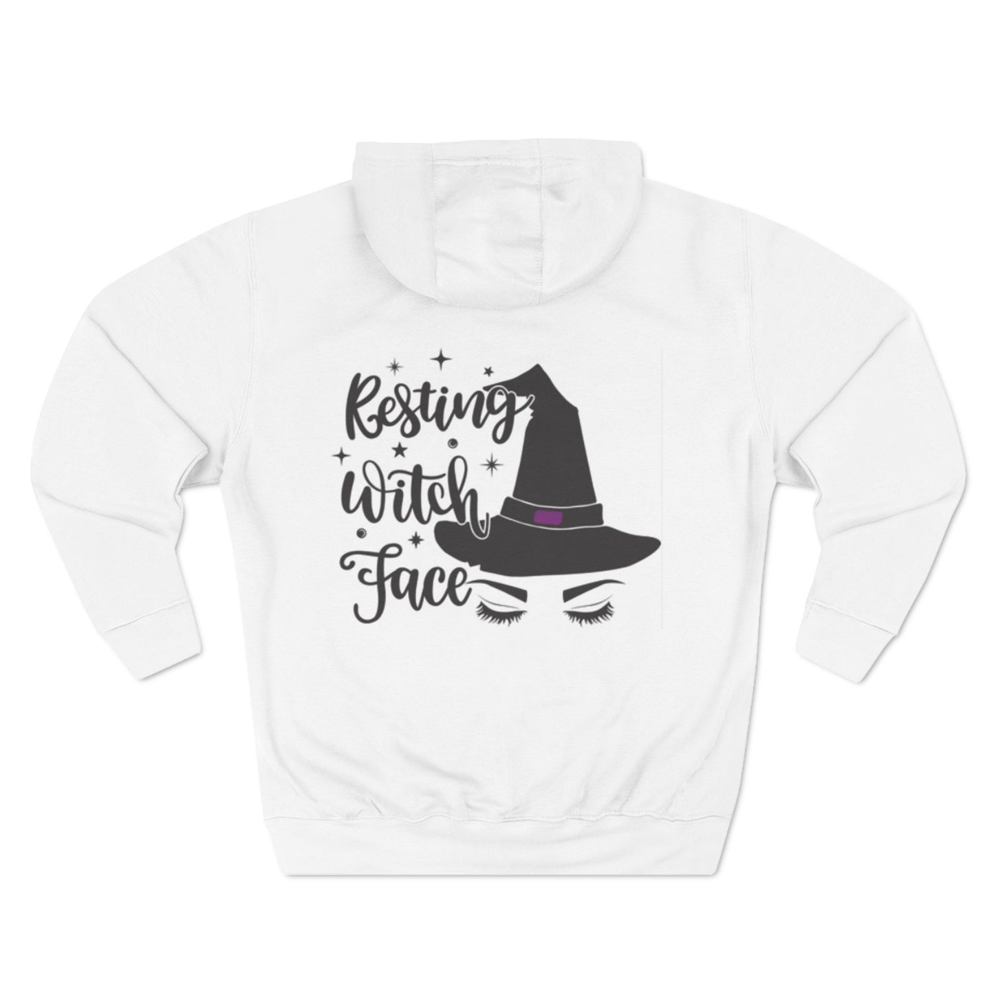 Resting Witch Face White Hoodie