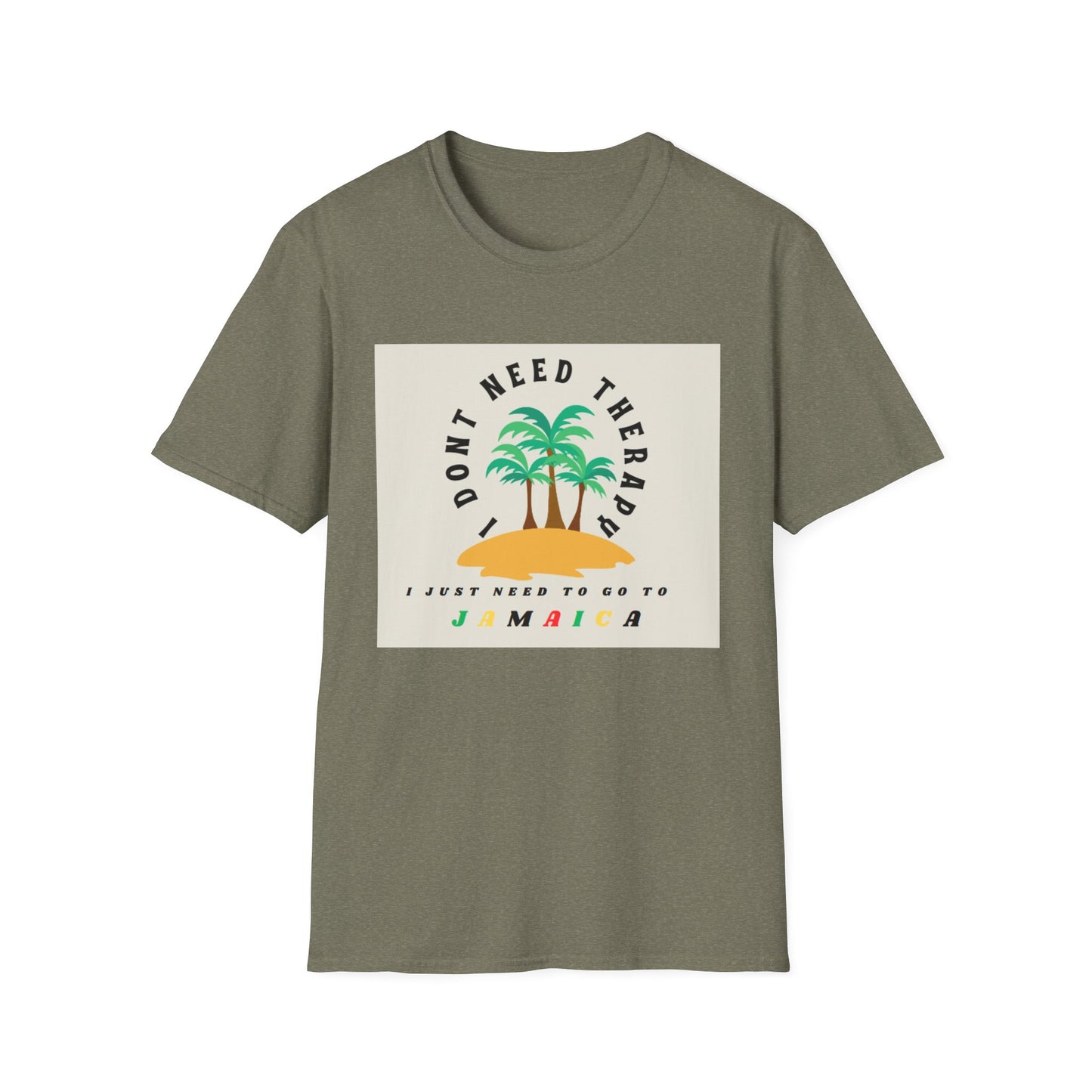 Escape to Jamaica" Unisex Soft-Style T-Shirt